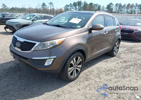 2011 Kia Sportage Ex из США, поврежденный, VIN KNDPCCA23B7138486